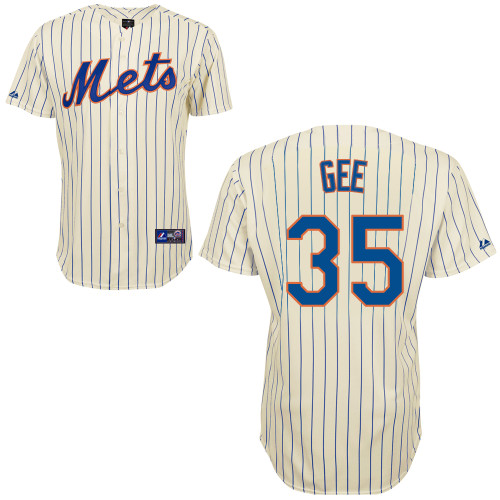Dillon Gee #35 Youth Baseball Jersey-New York Mets Authentic Home White Cool Base MLB Jersey